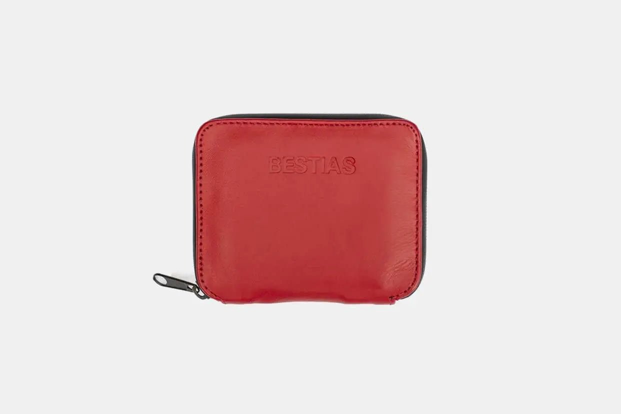 Clothing Accessories - Billetera - Mini Zip Red - BESTIAS